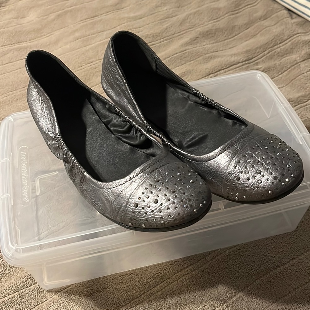 Dark pewter flats